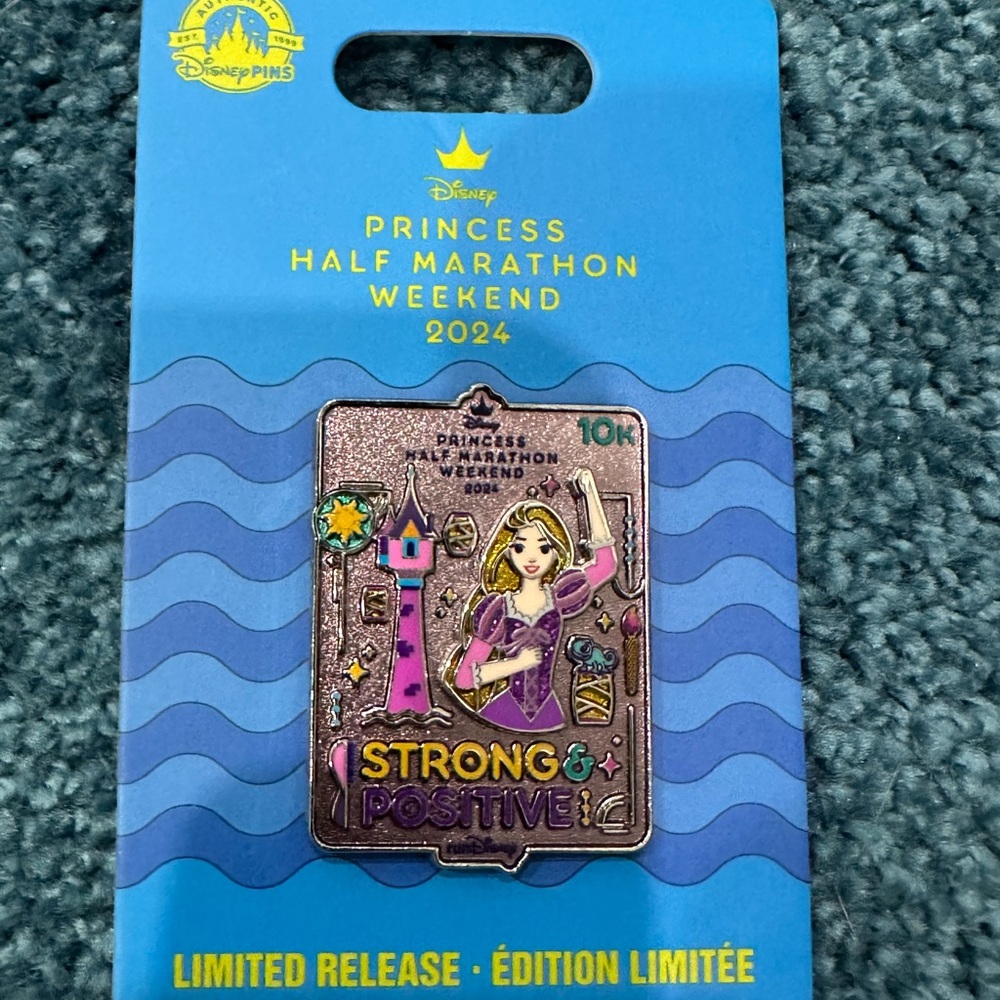 Disney Princess Marathon 2024 Pin - Rapunzel 10k